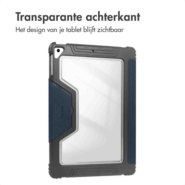 Accezz Rugged Trifold Bookcase Apple iPad 9 (2021) 10.2 inch / iPad 8 (2020) 10.2 inch / iPad 7 (2019) 10.2 inch - Donkerblauw