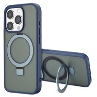 Accezz Ring Stand Backcover met MagSafe Apple iPhone 15 Pro - Blue