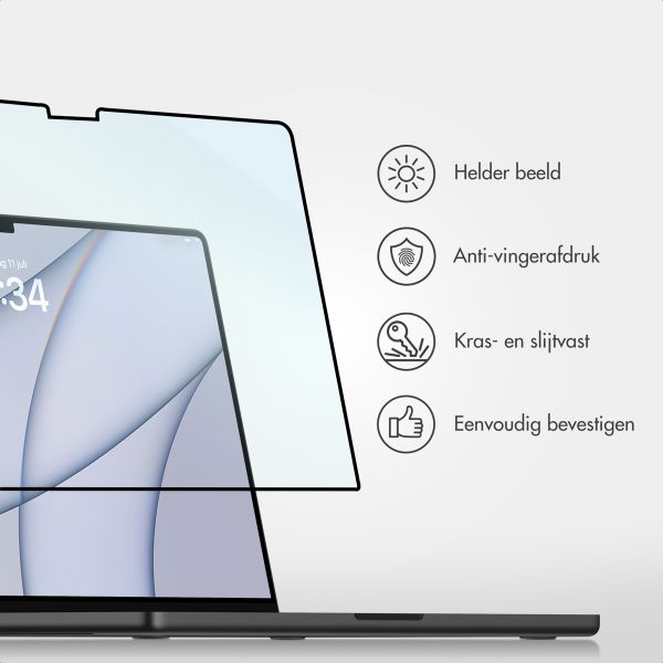 Accezz Gehard Glas Screenprotector Apple MacBook Air 15 inch (2023 / 2024 M3 chip / 2025 M4 chip) - A2941 / A3114 / A3241