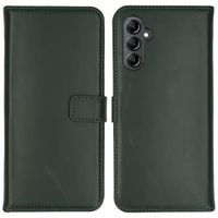 Selencia Echt Leren Bookcase Samsung Galaxy A14 (5G/4G) - Groen