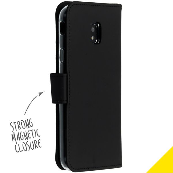 Accezz Wallet Softcase Bookcase Samsung Galaxy J3 (2017) - Zwart