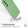 Accezz Liquid Silicone Backcover Samsung Galaxy A35 - Groen