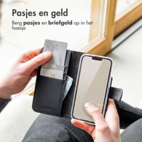 Accezz Wallet Softcase Bookcase Samsung Galaxy S21 Plus - Zwart