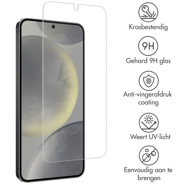 Accezz Gehard Glas Screenprotector 2-pack Samsung Galaxy S25 / S24