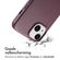 Accezz MagSafe Leather Backcover iPhone 15 - Heath Purple