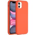 Accezz Liquid Silicone Backcover iPhone 11 - Nectarine