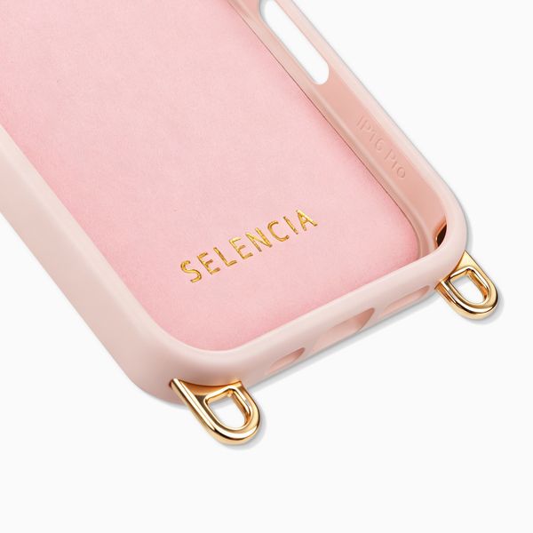 Selencia Rivièra MagSafe Backcover met afneembare haakjes Apple iPhone 16 Pro Max - Sorbet Pink