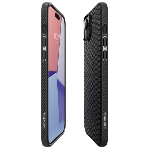 Spigen Liquid Air Backcover Apple iPhone 15 - Matte Black