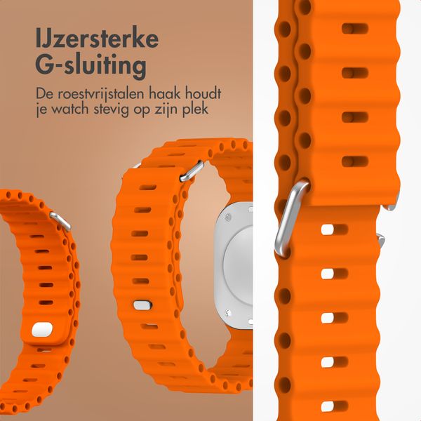 Accezz Ocean bandje Apple Watch | 38/40/41/42 mm - Oranje