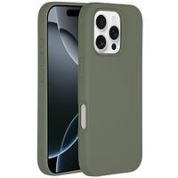 Accezz Liquid Silicone Backcover met MagSafe iPhone 16 Pro Max - Cooper Green