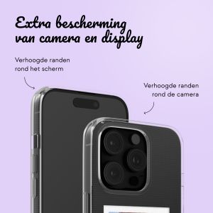 Gepersonaliseerd hoesje met polaroid iPhone 16 pro max - Transparant