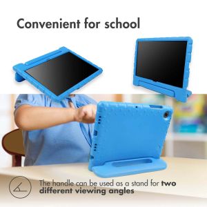 Accezz Kidsproof Backcover met handvat iPad 9 (2021) 10.2 inch / iPad 8 (2020) 10.2 inch / iPad 7 (2019) 10.2 inch - Blauw