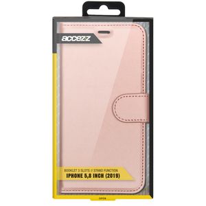 Accezz Wallet Softcase Bookcase iPhone 11 Pro - Rosé Goud