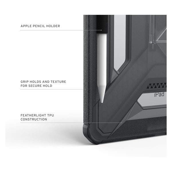 UAG Scout Plus Backcover met stand Apple iPad 11 (2025) 11 inch A16 / iPad 10 (2022) 10.9 inch - Ash