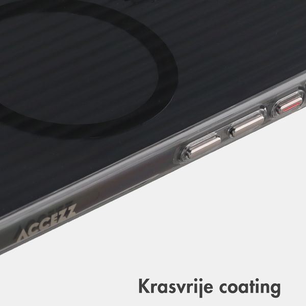 Accezz Lite Backcover met MagSafe | Fluted | Apple iPhone 17 - Smokey Clear