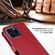 Selencia Echt Lederen Bookcase iPhone 16 Pro - Rood