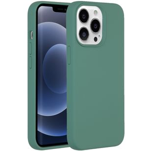 Accezz Liquid Silicone Backcover iPhone 13 Pro - Donkergroen