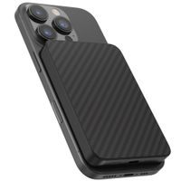 Accezz Kevlar Powerbank 5.000 mAh - MagSafe en Qi2 - Zwart