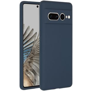 Accezz Liquid Silicone Backcover Google Pixel 7 Pro - Donkerblauw