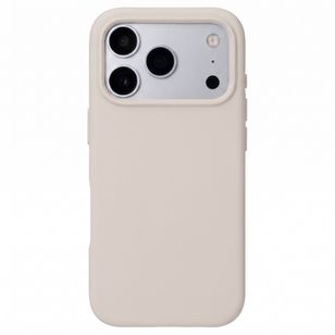 Accezz Liquid Silicone Backcover met MagSafe Apple iPhone 18 Pro Max / 17 Pro Max - Stone
