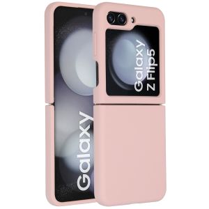 Accezz Liquid Silicone Backcover Samsung Galaxy Z Flip 5 - Roze