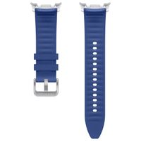 Samsung Originele Hybrid Vegan Leather Band Galaxy Watch 8 40/44 mm / Classic 46 mm - S/M/L - Navy