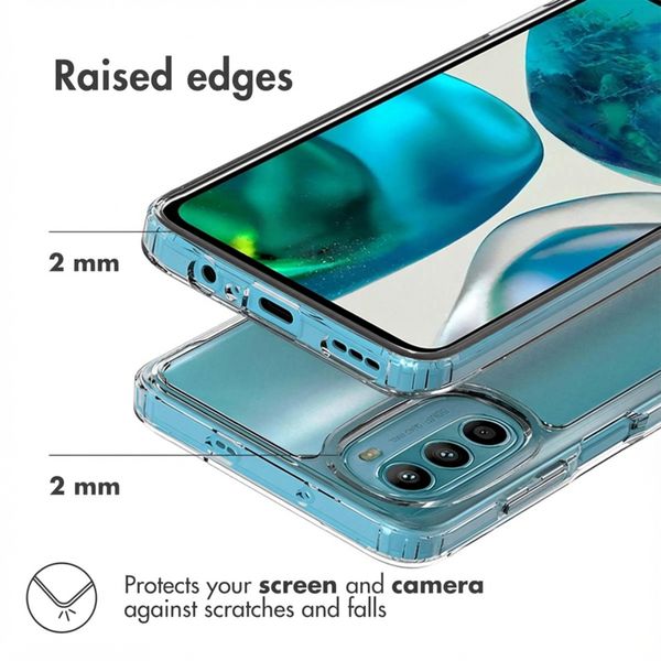Accezz Xtreme Impact Backcover Motorola Moto G52 / G82 - Transparant