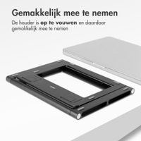 Accezz Origami Laptop Stand - Laptop standaard - Verstelbaar en opvouwbaar - Universeel - Donkergrijs