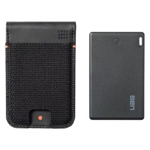 UAG Metropolis Wallet met Tracker - Geschikt voor Apple en Android - Kevlar Black