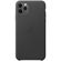 Apple Leather Backcover iPhone 11 Pro Max - Black