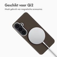 Accezz Mesh Backcover met MagSafe Samsung Galaxy S26 - Bruin