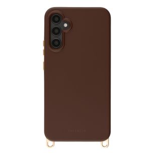 Selencia Rivièra MagSafe Backcover met afneembare haakjes Samsung Galaxy A34 (5G) - Choco Brown