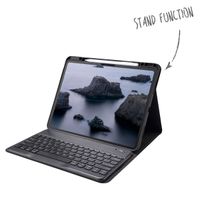 Accezz QWERTZ Bluetooth Keyboard Bookcase iPad Air 13 inch (2025) M3 / (2024) M2 - Zwart