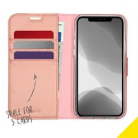 Accezz Wallet Softcase Bookcase Apple iPhone 12 (Pro) - Rosé Goud