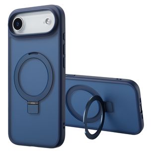 Accezz Ring Stand Backcover met MagSafe Apple iPhone 17 Air - Blauw