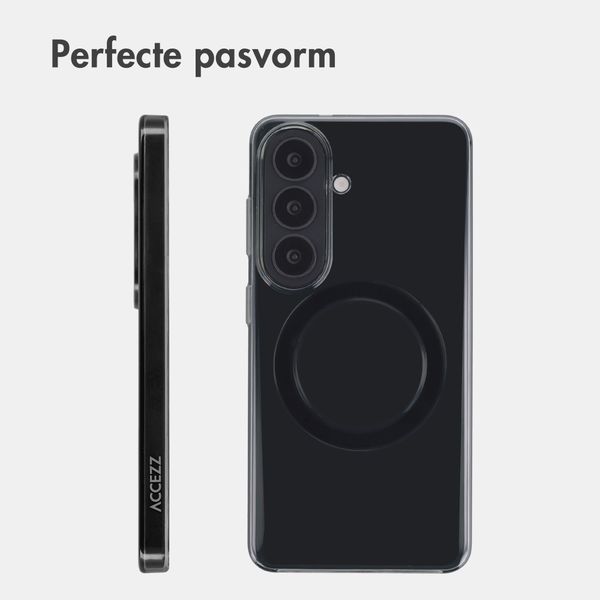 Accezz Lite Backcover met MagSafe Samsung Galaxy S26 - Smokey Clear
