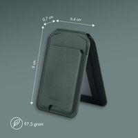 Accezz Leren Wallet met standaard voor MagSafe - Cedar Green