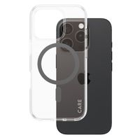 CARE by PanzerGlass Urban Combat Case MagSafe Apple iPhone 16 Pro - Transparant / Zwart