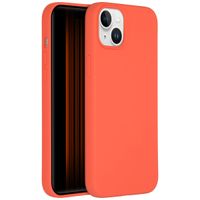 Accezz Liquid Silicone Backcover Apple iPhone 15 Plus - Nectarine