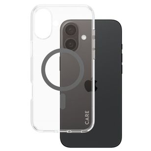 CARE by PanzerGlass Urban Combat Case MagSafe Apple iPhone 16 Plus - Transparant / Zwart