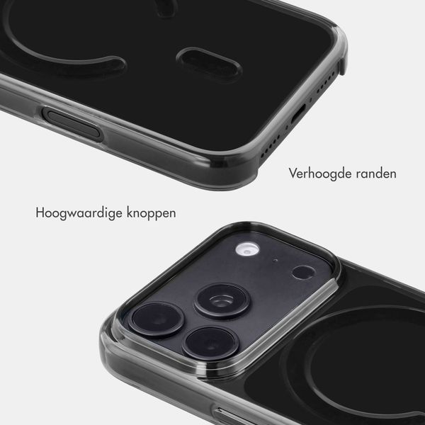 Accezz Lite Backcover met MagSafe Apple iPhone 18 Pro / 17 Pro - Smokey Clear