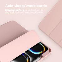 Accezz Smart Silicone Bookcase Apple iPad Pro 11 (2024) M4 - Roze