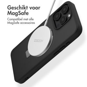 Accezz Ring Stand Backcover met MagSafe iPhone 15 Pro Max - Zwart