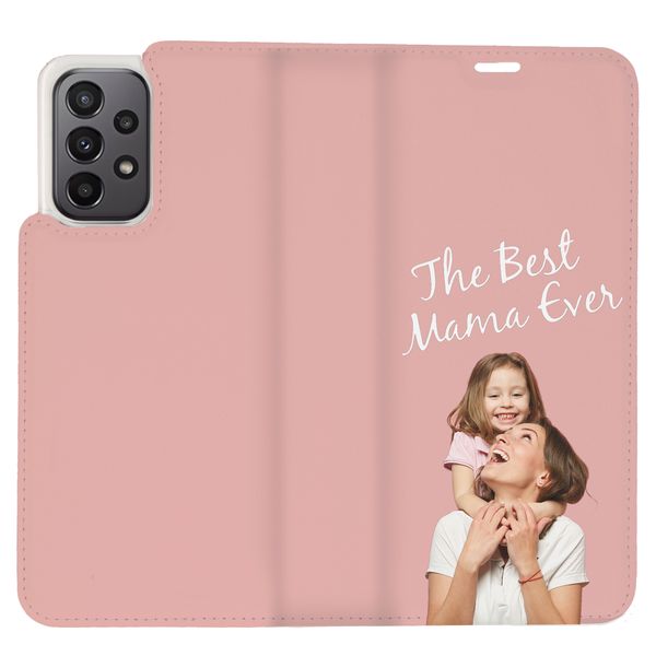 Ontwerp je eigen Compact gel bookcase hoes Samsung Galaxy A23 (5G) - Wit