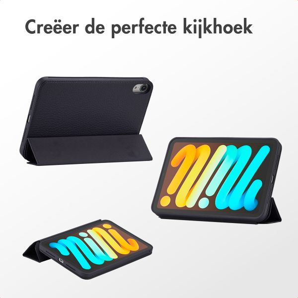 Accezz Trifold Bookcase iPad Mini 7 (2024) / iPad Mini 6 (2021) - Donkerblauw