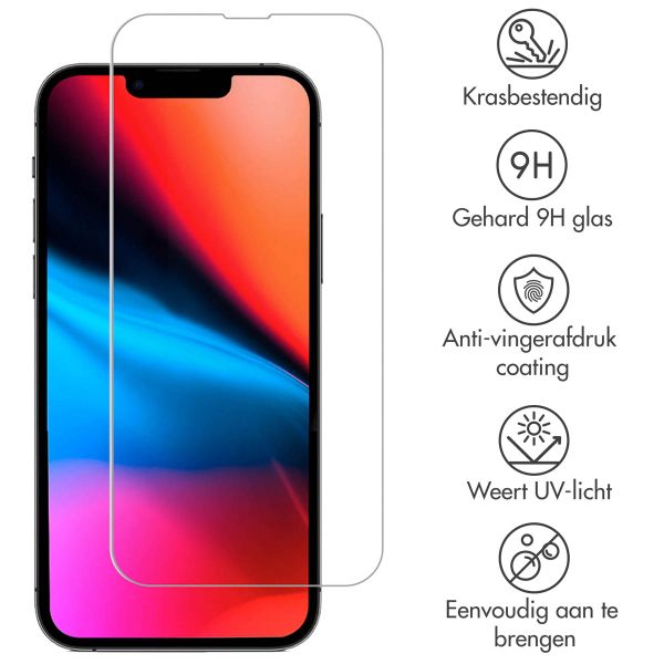 Accezz Gehard Glas Screenprotector Apple iPhone 13 Pro Max / 14 Plus