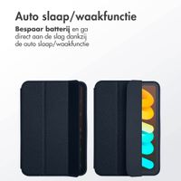 Accezz Trifold Bookcase Apple iPad Mini 7 (2024) / iPad Mini 6 (2021) - Blauw