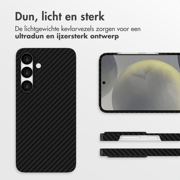 Accezz MagSafe Kevlar Backcover Samsung Galaxy S24 - Black