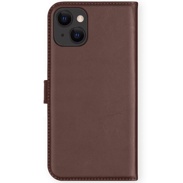 Selencia Echt Leren Bookcase Apple iPhone 13 Mini - Bruin