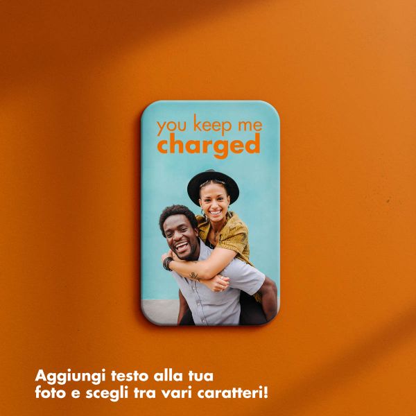 Ontwerp je eigen 10.000 mAh powerbank met geïntegreerde kabels - Wit